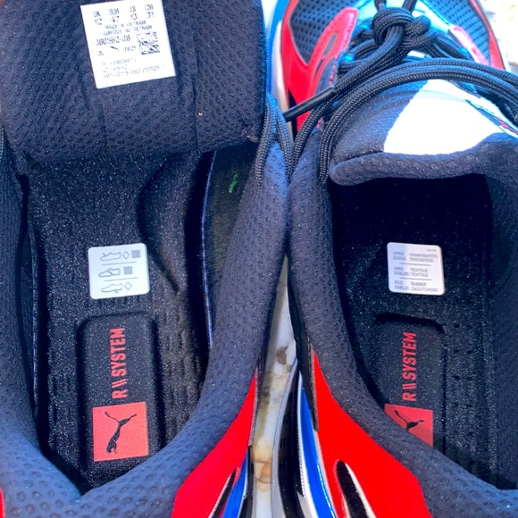 “PUMA” Running System sneaker MEN Sz 13 red blue and white! - Picture 4 of 7